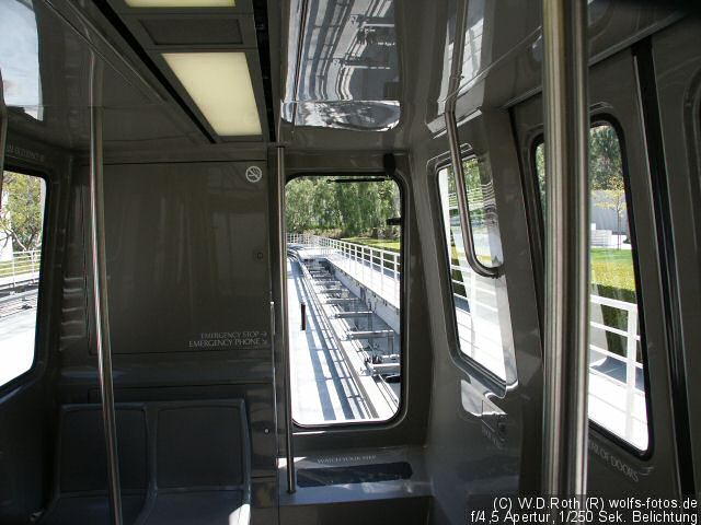 Der "Führerstand" der Monorail