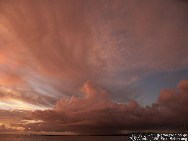 Wolken nach Sonnenuntergang 2