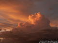 Wolken nach Sonnenuntergang