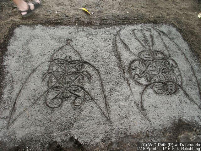 Sandzeichnungen