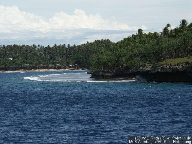 Die Rückseite der Insel