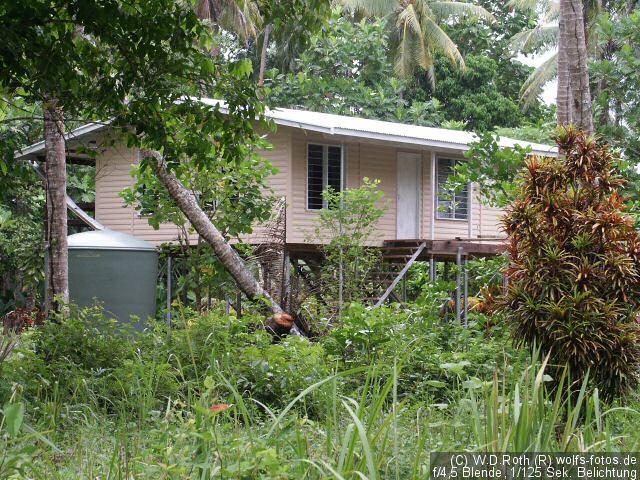 Häuser im Dschungel
